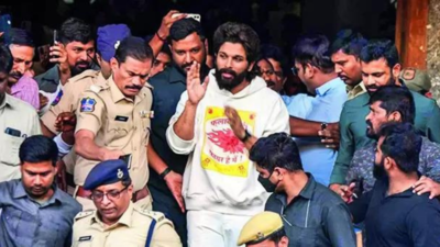 Allu Arjun spends night in jail despite bail in stampede case