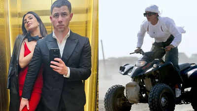 Priyanka Chopra Jonas enjoys desert adventure in Saudi Arabia, stuns in a red dress for a date night with Nick Jonas - PICS inside