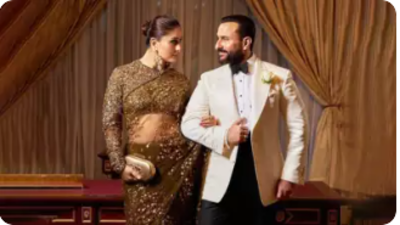 Saif Ali Khan holding out his hand to help wife Kareena Kapoor is proof of his nawabi lineage: video inside