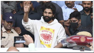 Allu Arjun’s first reaction after getting out of jail goes viral: 'We are sorry for...': video inside