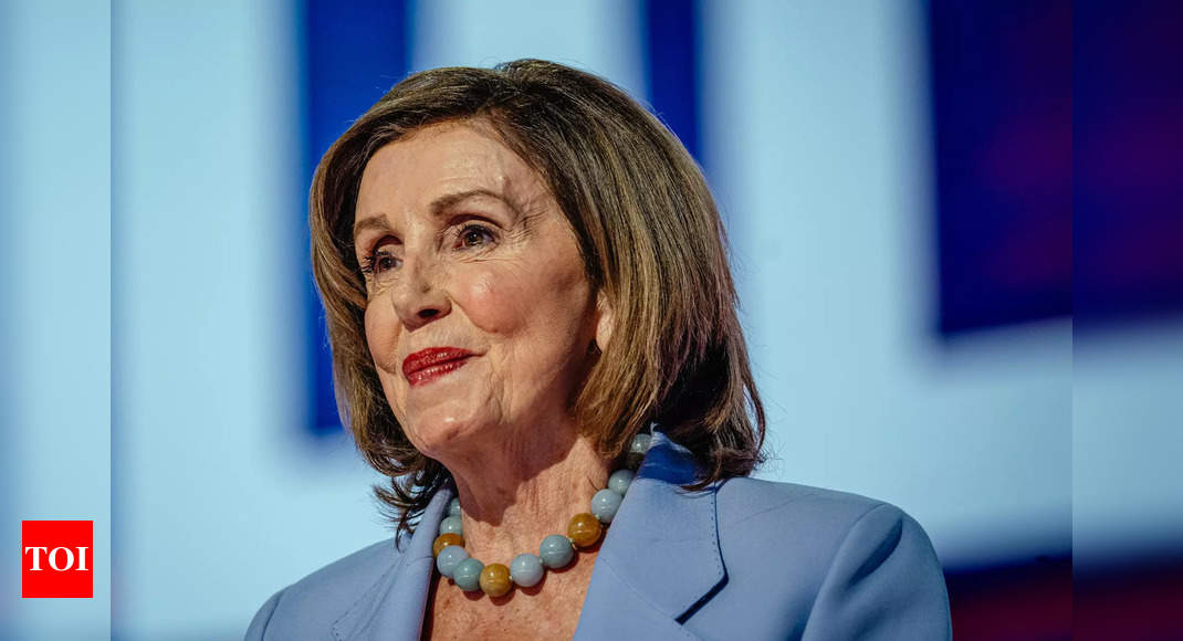 Hip injury forces Nancy Pelosi to cut short Luxembourg visit – Times of India