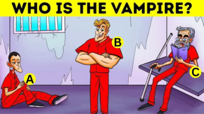 Optical Illusion: Can you tell who is the vampire in this jail?