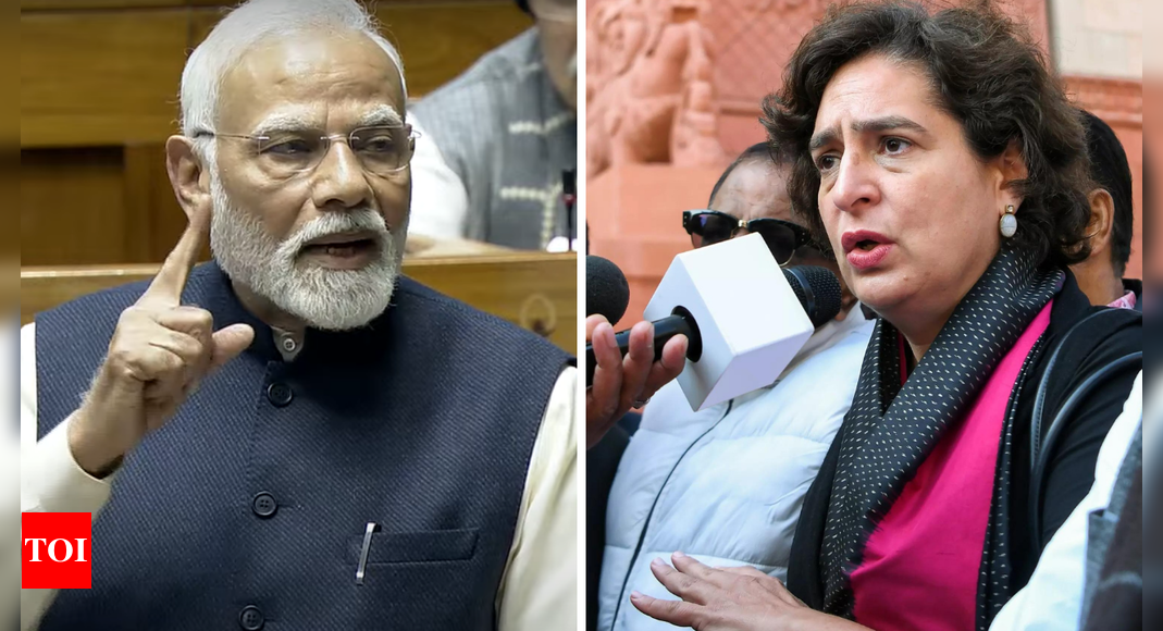 ‘Really bored me’: Priyanka Gandhi Vadra on PM Modi’s Lok Sabha speech | India News