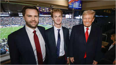 Daniel Penny joins Trump and Vance at Army-Navy game as 'hero' days after acquittal in NYC subway chokehold case