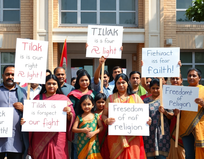 Uttarakhand school apologises after girl forced to remove tilak