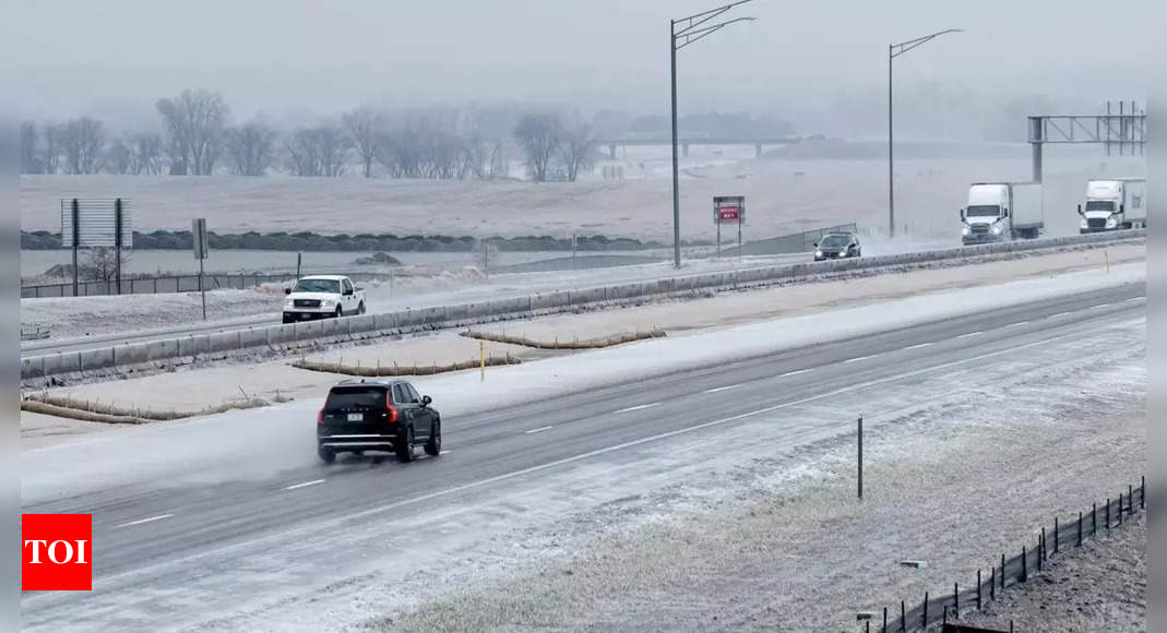 Storms coat Iowa, Nebraska in ice, spark rare Tornado alert for San Francisco – Times of India