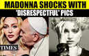 Madonna Stirs Controversy With 'Cringe' Post, 'Poses' Too Closely With Pope In Faux Snaps