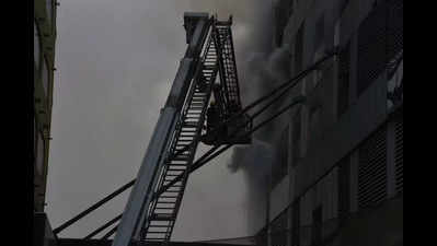 Fire at film studio in Worli, docs present in bldg rush out to safety