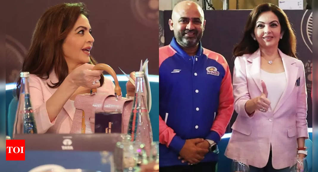 Nita Ambani Style: Her Show-Stopping Look at the WPL Auction | – Times of India