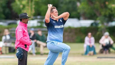 A rare feat! Argentina bowler Hernan Fennell takes 'two hat-tricks' in T20I