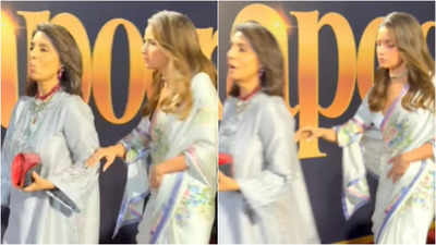 Viral video from Raj Kapoor film festival sparks speculation over Neetu Kapoor and Alia Bhatt's awkward moment