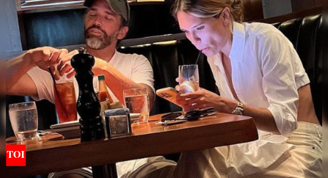 Donald Trump Jr and Bettina Anderson's first outing to Madrid after romance confirmed