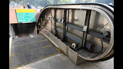 Step In Wrong Direction, Escalators Lie In Disrepair In Heart Of Capital