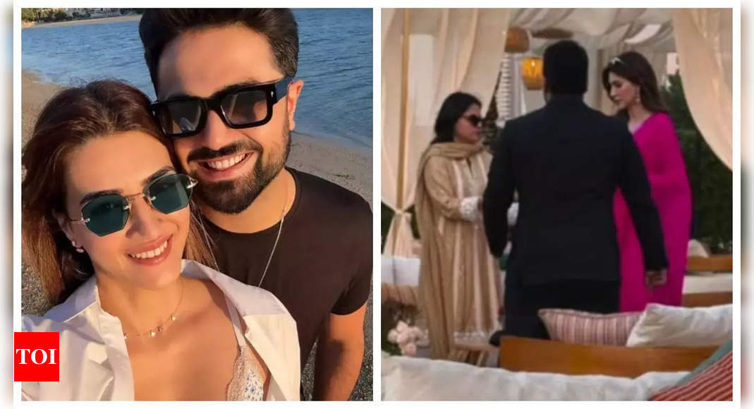 Kriti Sanon and Kabir Bahia spark marriage rumours; actress joins beau for family function in Dubai with MS Dhoni and Sakshi – Pics inside | – Times of India