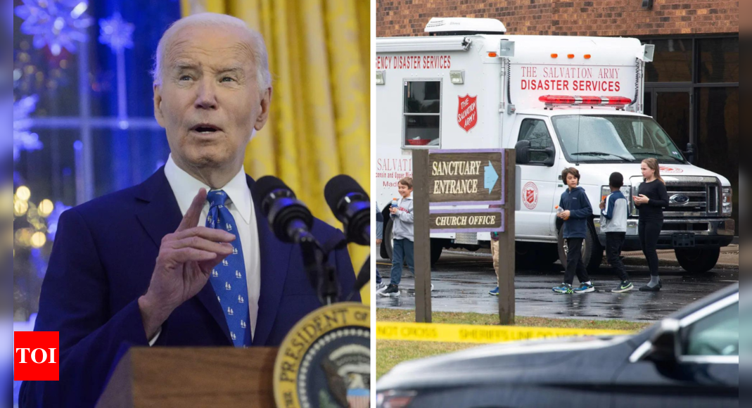 Wisconsin school shooting: US President Joe Biden condemns attack saying, ‘Students should be learning to read, write not to duck, cover’ – Times of India