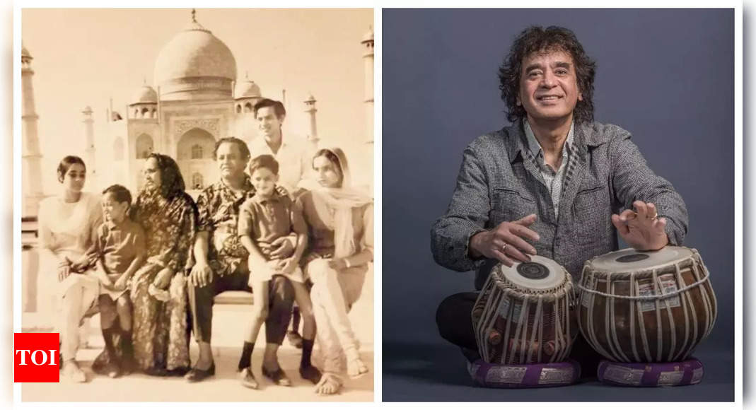 When Zakir Hussain revealed why his mom didn’t want him to play the tabla: Would get food as payment; mom wanted me to have a secure future | – Times of India