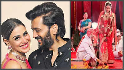 Did you know Riteish Deshmukh touched his wife Genelia Deshmukh's feet 8 times during their wedding for THIS reason?