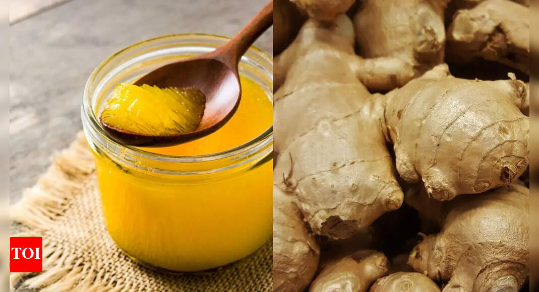 Can ginger-ghee mix help in sore throat? - Times of India