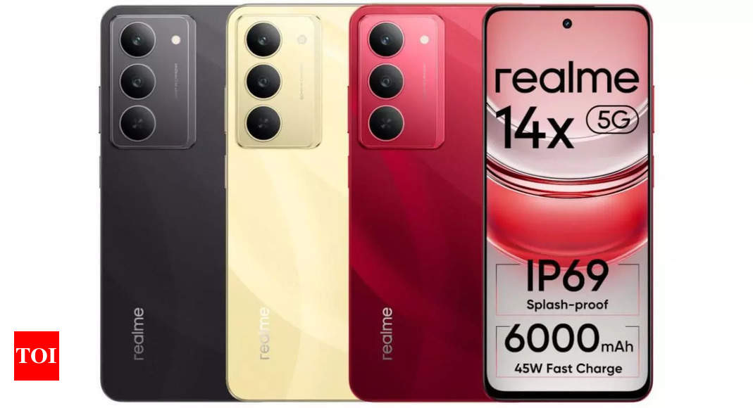 Realme 14X 5G smartphone with 6000 mAh battery launched: Price, specs & more 