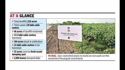 Breathing space for reclaimed Perungudi land