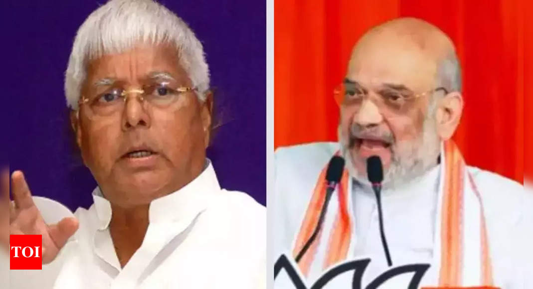 'Gone mad, should resign': Lalu Yadav takes jibe on Amit Shah