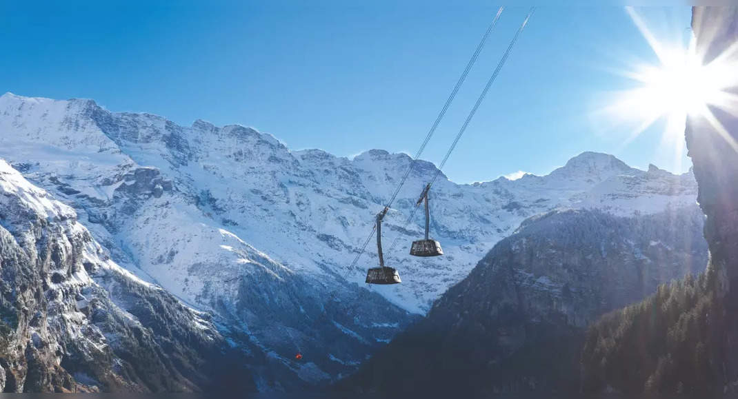 World’s steepest cable car opens in Switzerland