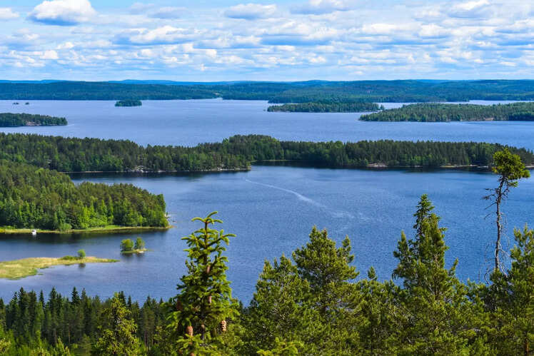 Lake P&auml;ij&auml;nne, Finland 