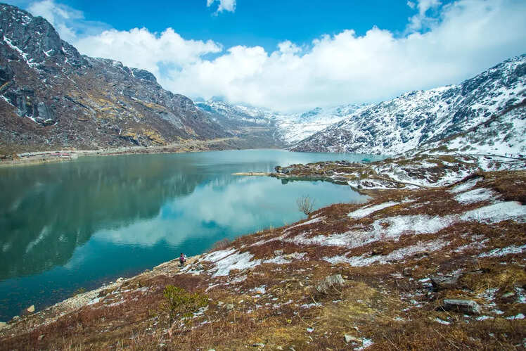Gurudongmar Lake in Sikkim, India