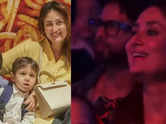 Kareena cheers the loudest as her kids Jeh and Taimur