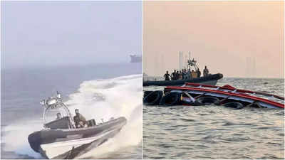 Mumbai boat accident: Indian Navy chief visits today for investigation; search operation underway