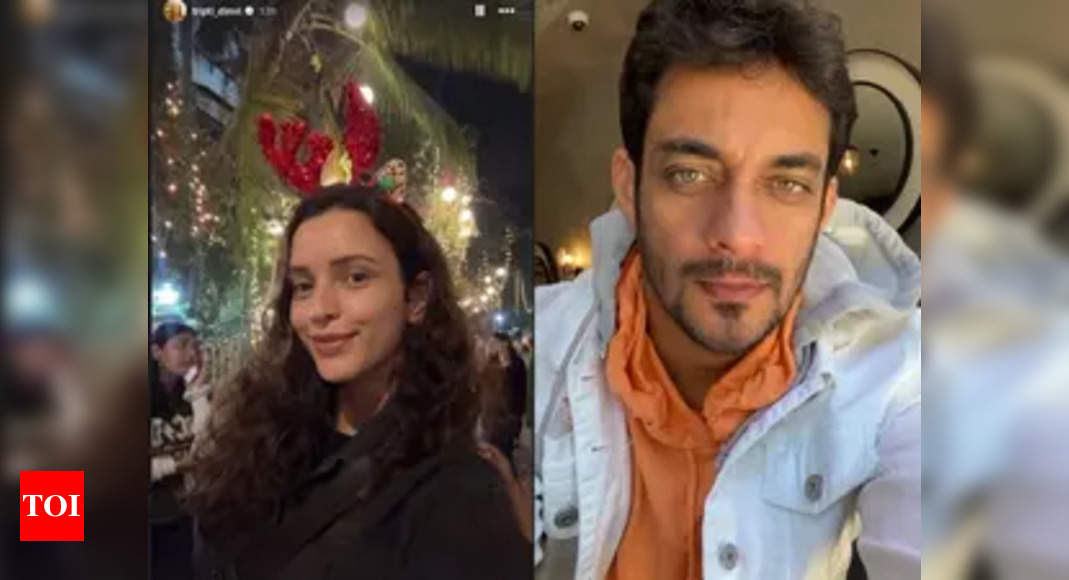 Triptii Dimri and BF Sam Merchant embrace Christmas magic on Mumbai's lit streets