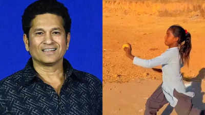 'Shades of Zaheer Khan': Sachin Tendulkar mighty impressed with village girl Sushila Meena's bowling. Watch