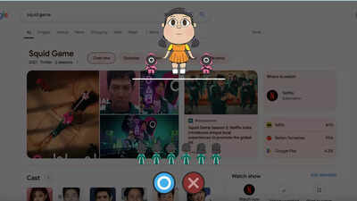 Google Chrome is offering this mini-game from Netflix’s ‘Squid Game