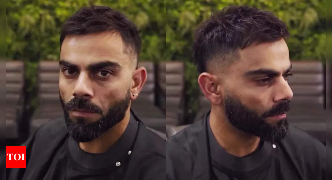 Amid speculations of moving to London, Virat Kohli gets a new haircut from his favourite hairstylist and it’s not Aalim Hakim – Times of India