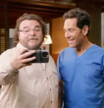 Jack Black and Paul Rudd come together to announce their next film