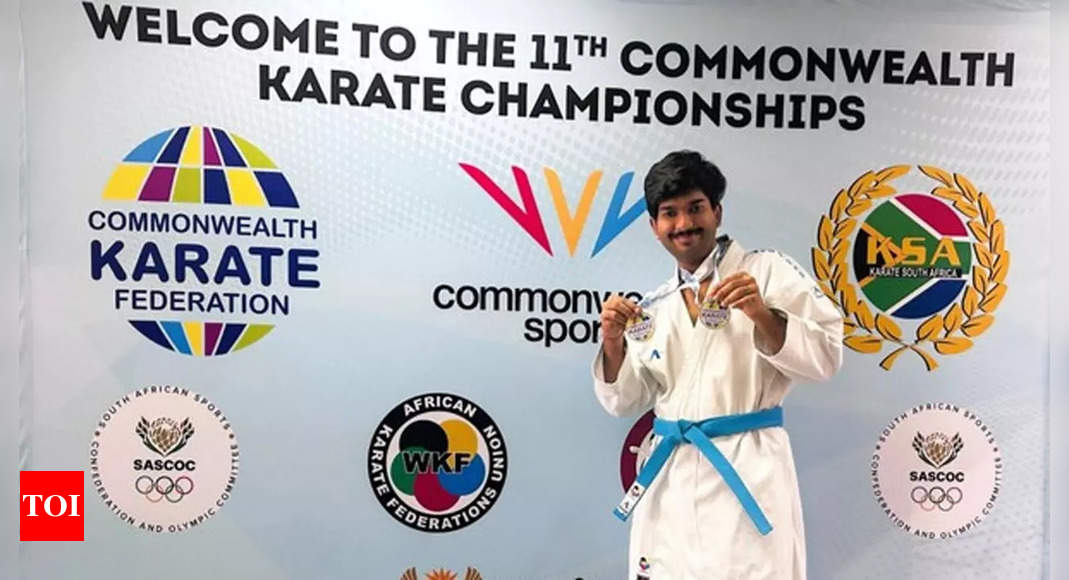 Kartikeya Goel wins double gold at 11th Commonwealth Karate Championships