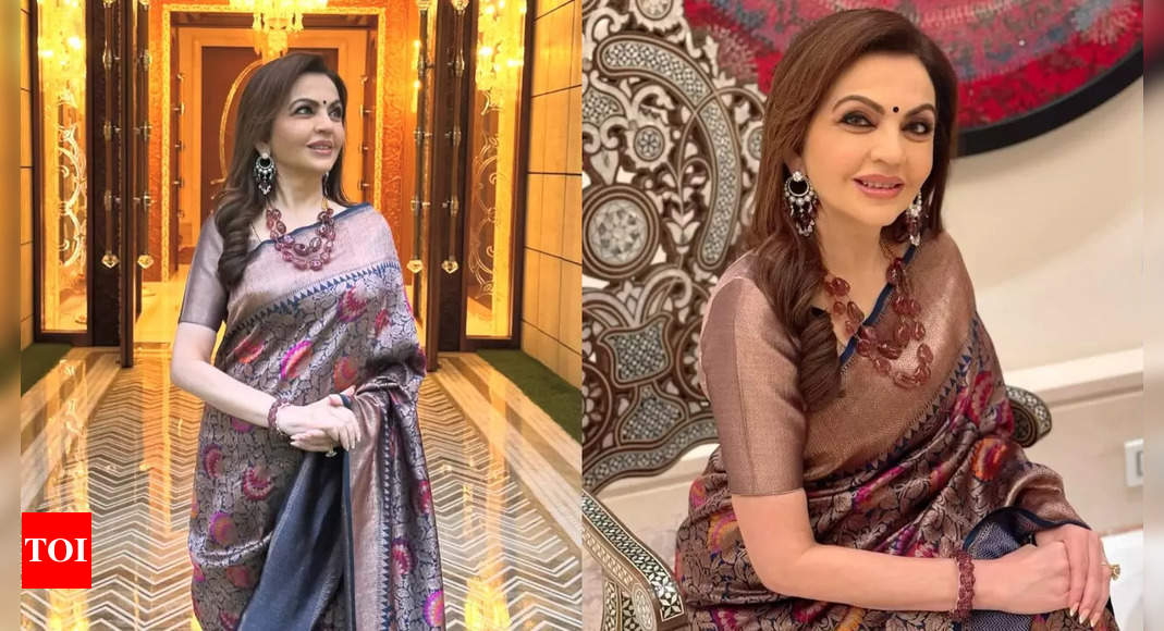 Nita Ambani’s handwoven saree steals the show at DAIS’ Annual Day |