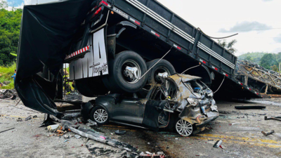 At least 38 dead as bus collides with truck in Brazil