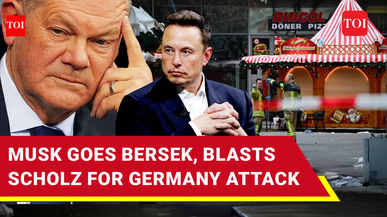 Germany Christmas Market Attack: Musk Calls For German Chancellor’s ...