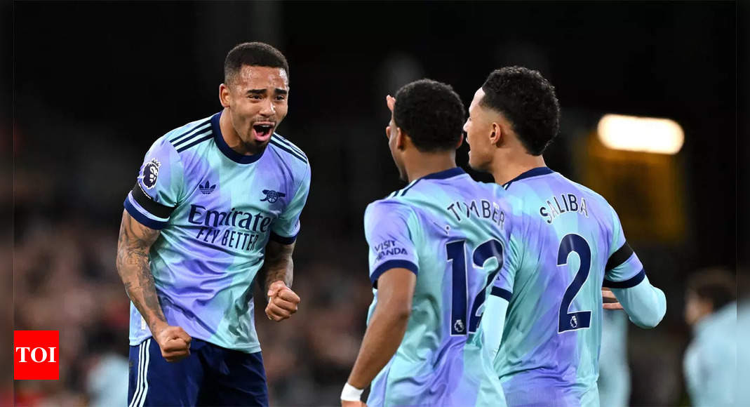 Gabriel Jesus's brace headlines Arsenal's big win over Crystal Palace