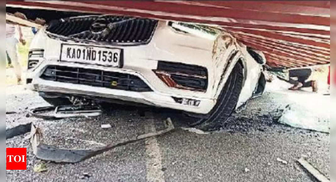 Bengaluru IT firm CEO, 5 kin killed as container truck falls on SUV