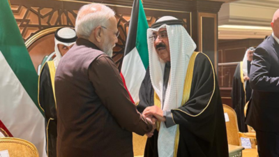 PM Modi attends opening ceremony of Arabian Gulf Cup, meets Kuwaiti Emir