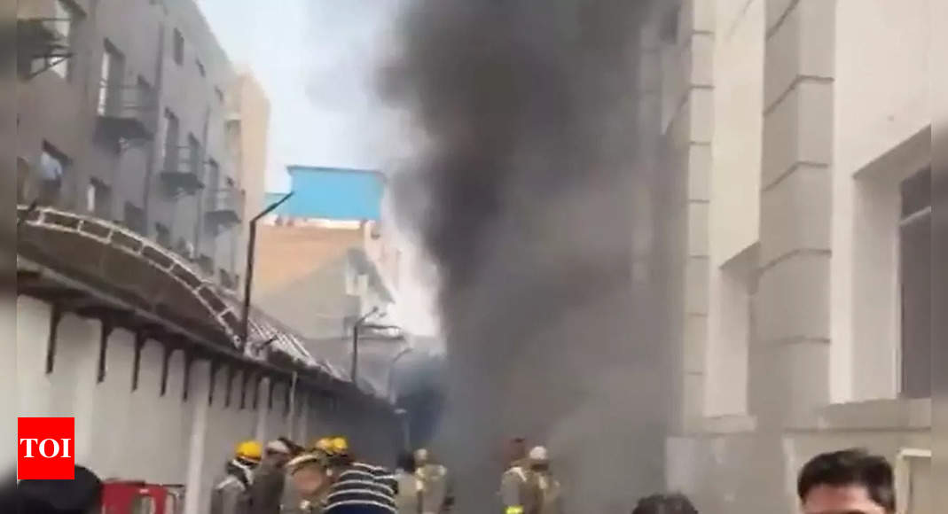 Fire breaks out at Noida's private company