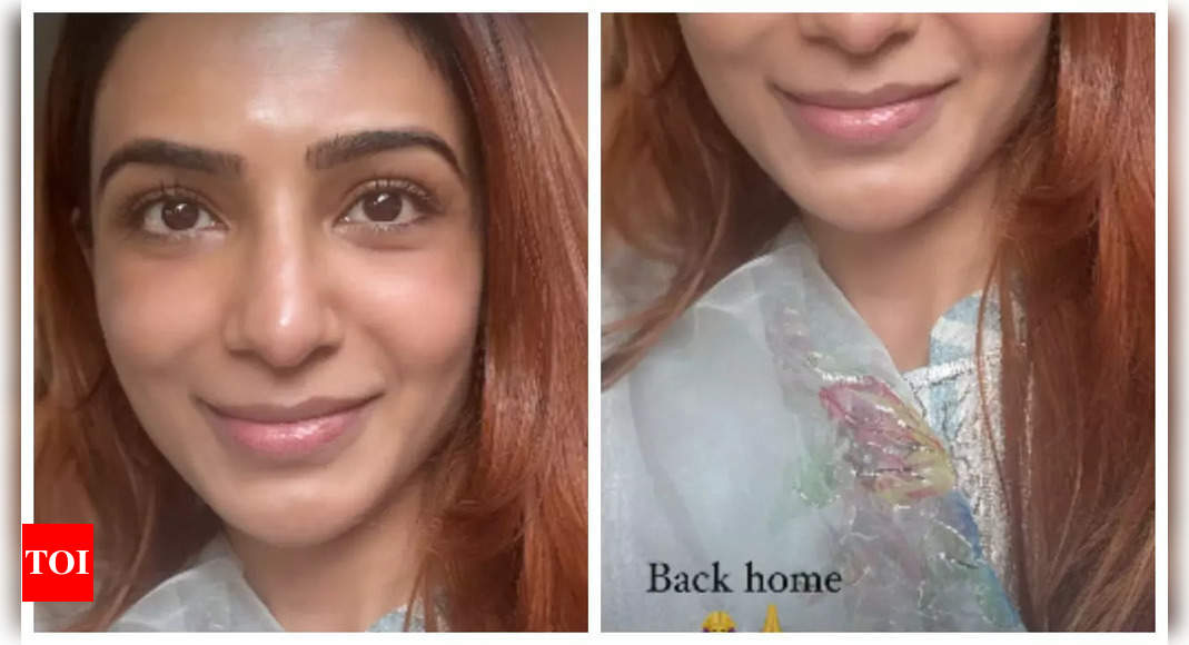 Samantha shares refreshing no-makeup selfie after Coimbatore trip