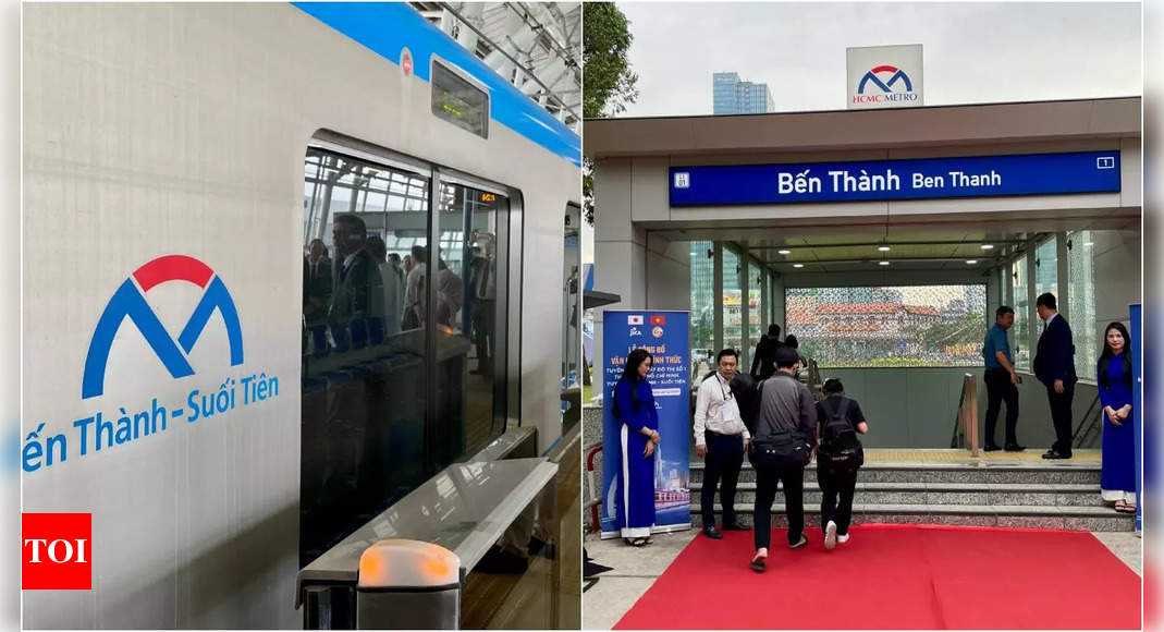 ‘Finally, we made it!’: Ho Chi Minh City celebrates first metro – Times of India