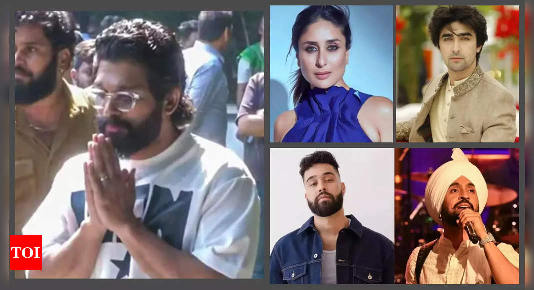 Allu Arjun REACTS to Telangana CM’s allegations, Kareena’s fans slam Pak actor for age shaming her: Top 5 news | – Times of India