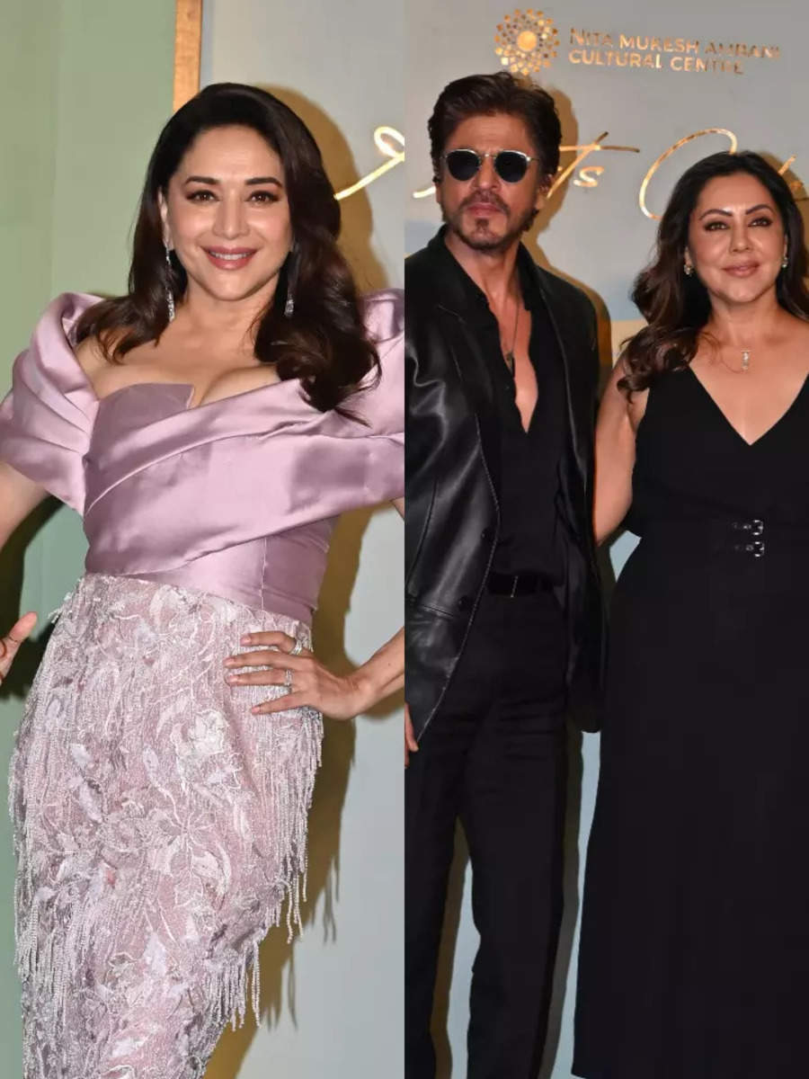 Madhuri Dixit to Gauri-Shah Rukh Khan: Who wore what at launch of NMACC’s Arts Cafe