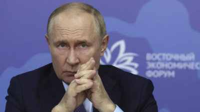 Russian President Vladimir Putin vows 'destruction' on Ukraine after Kazan drone attack