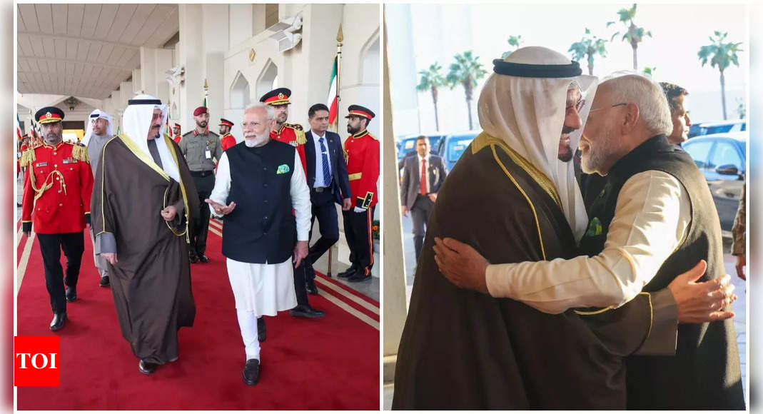 In special gesture, PM of Kuwait personally sees off PM Modi