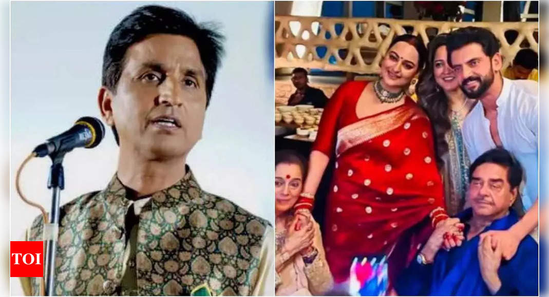 After Mukesh Khanna, Kumar Vishwas takes a dig at Shatrughan Sinha and Sonakshi Sinha: ‘Aapke ghar ka naam to Ramayan ho aur aapke ghar ki Shree Lakshmi ko koi aur uthakar le jaye’ | Hindi Movie News – Times of India